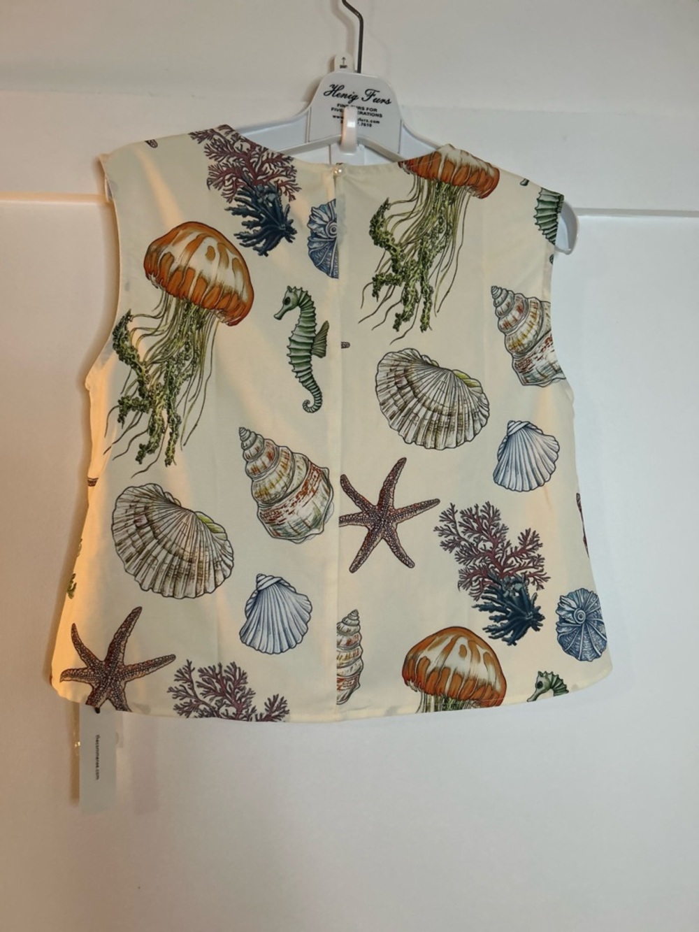 Commense Seashell & Starfish SET High Waist Shorts & Blouse - Picture 5 of 14